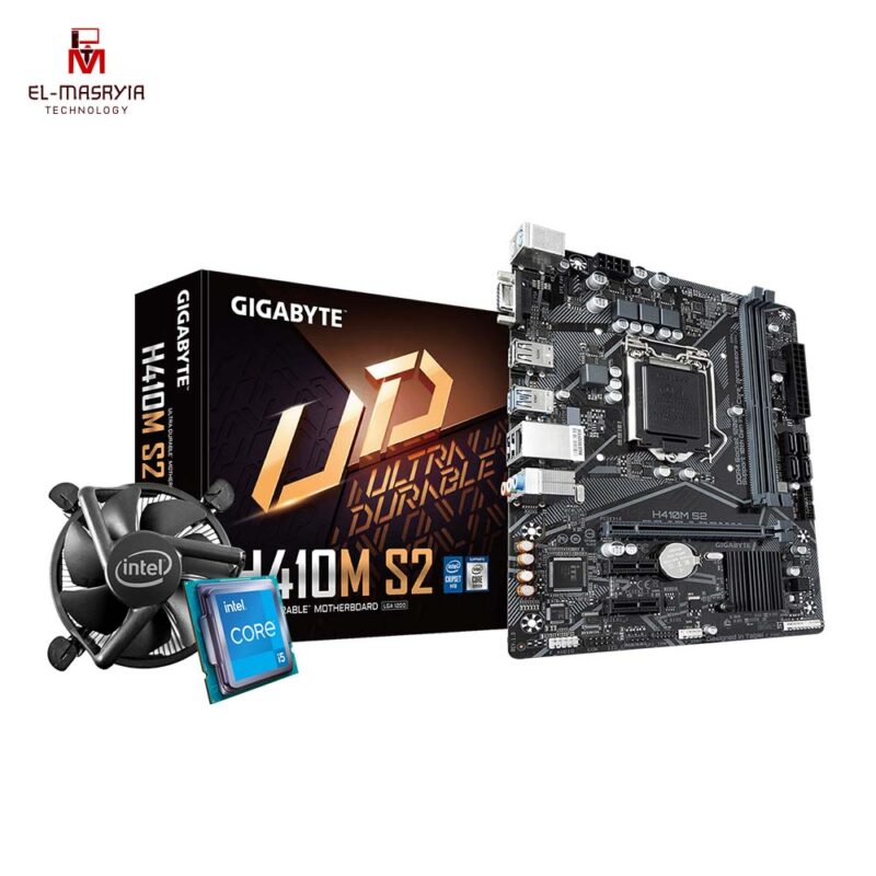 BUNDLE Gigabyte H410 S2 -NEW & i5 10400F-NEW‏ TRAY