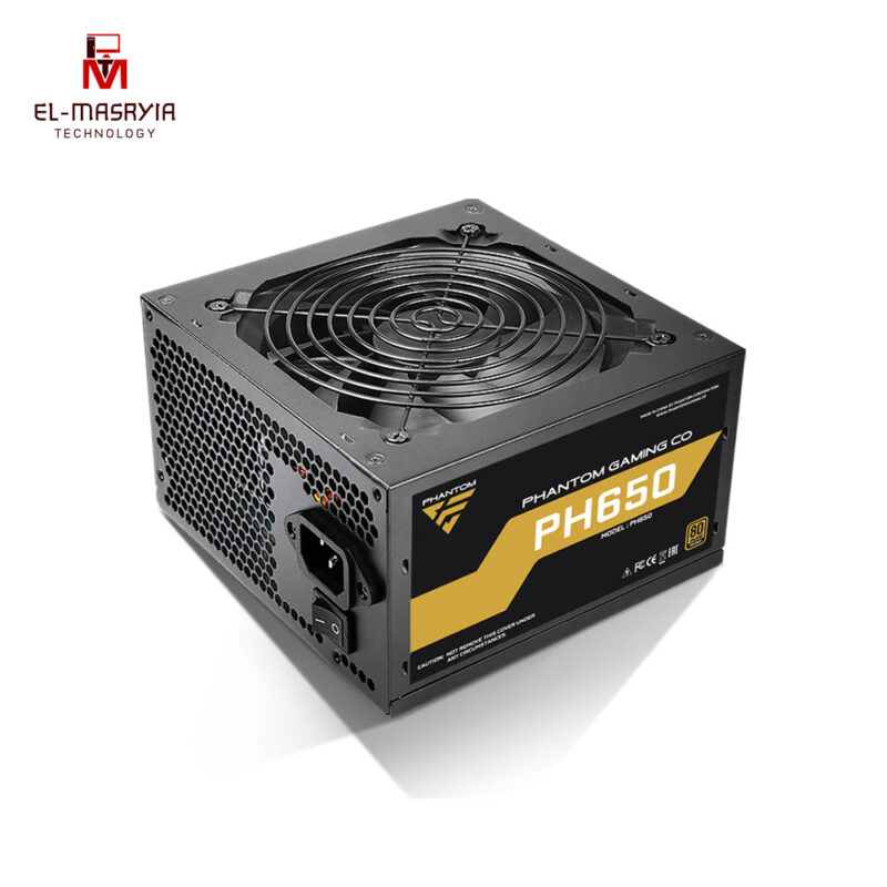 PHANTOM 650W Power Supply 1 Year replacement warranty (PH650)