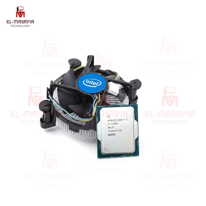 Intel® Core™ i5-12400F Processor – 18M Cache, up to 4.40 GHz-MPK TRAY+Intel CPU Cooling Fan