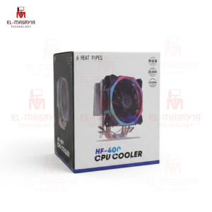 COOLER&FANS-RAVAL HF-400 RGB CPU COOLER 6 PIP