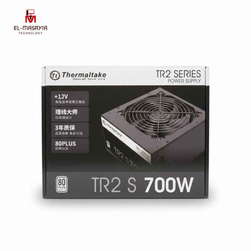 Power Supply-Thermaltake TR2-S 700W 80 Plus Certified-Black