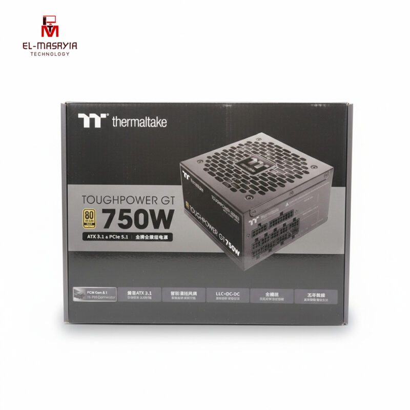 Power Supply-Thermaltake Toughpower GT 750W 80+ Gold Certified-Black