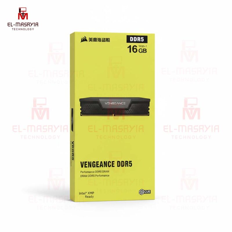 CORSAIR VENGEANCE 16GB (1x16GB) DDR5 DRAM 5200MT Desktop Memory