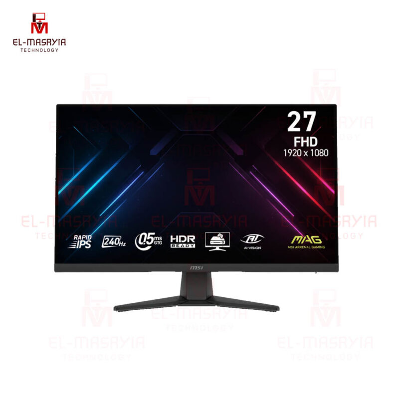 Monitors-MSI MAG 272F X24 27 Inch FHD 240HZ 0.5MS Adaptive Sync Rapid IPS Gaming Monitor