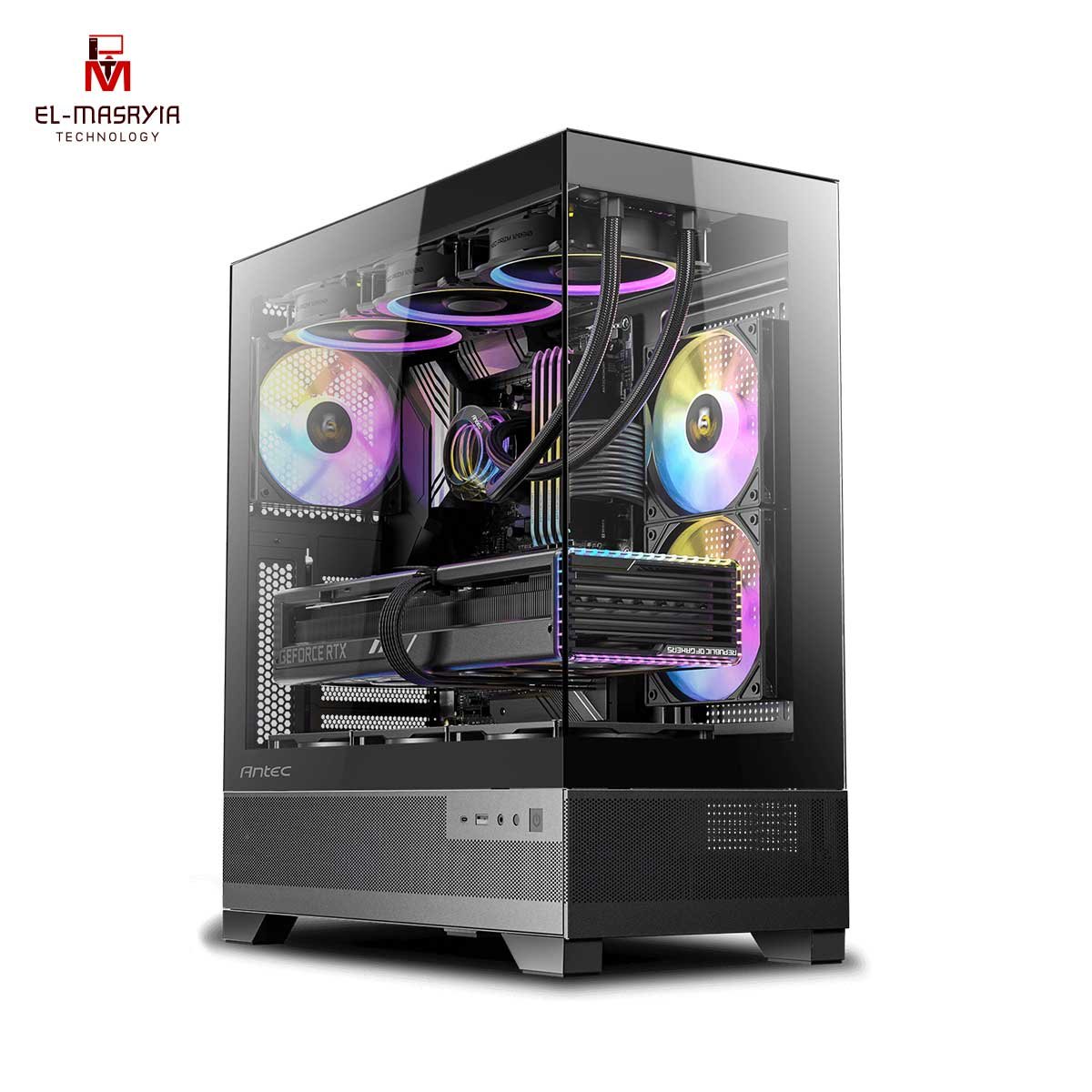 CASES-ANTEC-vcx-300-5XFAN-CASE-GAMING-Without-Power-supply.jpg ANTEC VCX 300 5XFAN ARGB CASE GAMING-Without power supply - Image 1