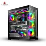 RAVAL Mega Prime 7XFAN ARGB CASE GAMING-Without Power Supply