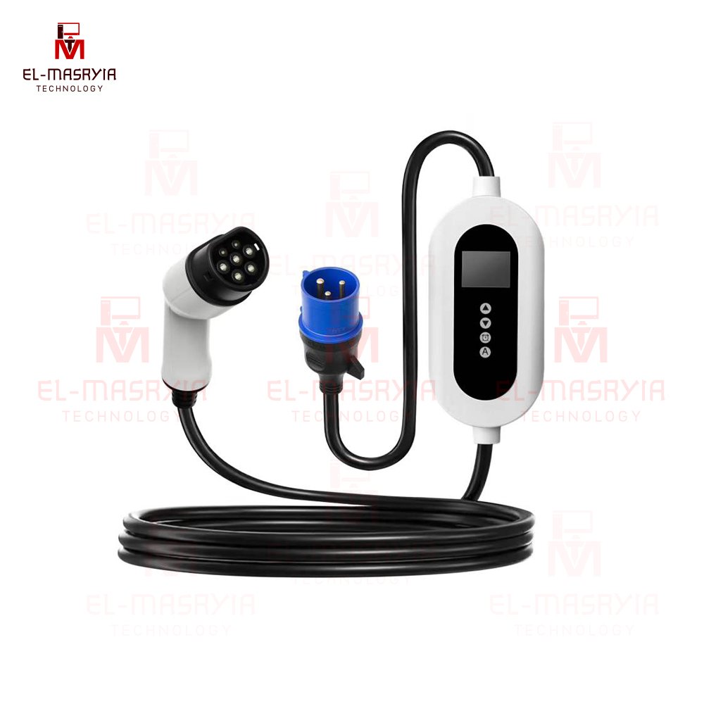 HyperCharge-Portable-EV-Charger-7.2kW-for-Cars-5m-Cable-Large-LCD-Adjustable-Current-32A-1-Phase-IP66-Waterproof.jpg HyperCharge Portable EV Charger 7.2kW for Cars, 5m Cable, Large LCD, Adjustable Current, 32A 1-Phase, IP66 Waterproof - Image 1