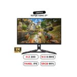 Monitor-Lenovo-R27qe Gen2 27"-IPS, 200Hz, 0.5ms MPRT, sRGB 99%, 2K - Image 2
